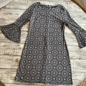 As new, Tommy Hilfiger size 8 midi dress with 3/4 sleeves